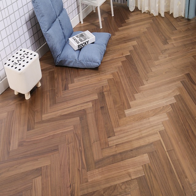 Engineered Herringbone American Walnut