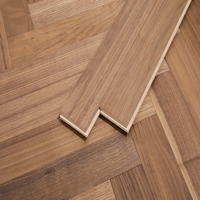 Engineered Herringbone American Walnut